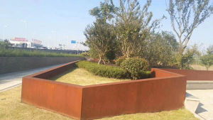 天柱耐候钢挡土墙